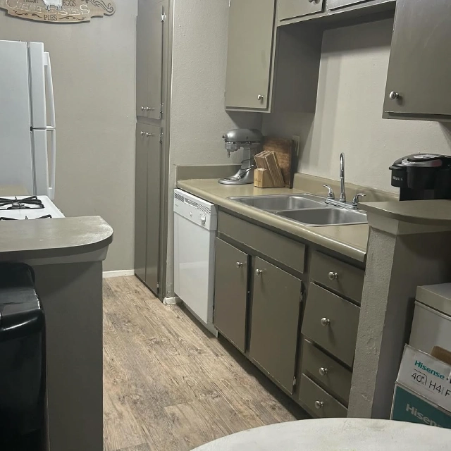 Clean organized modern kitchen